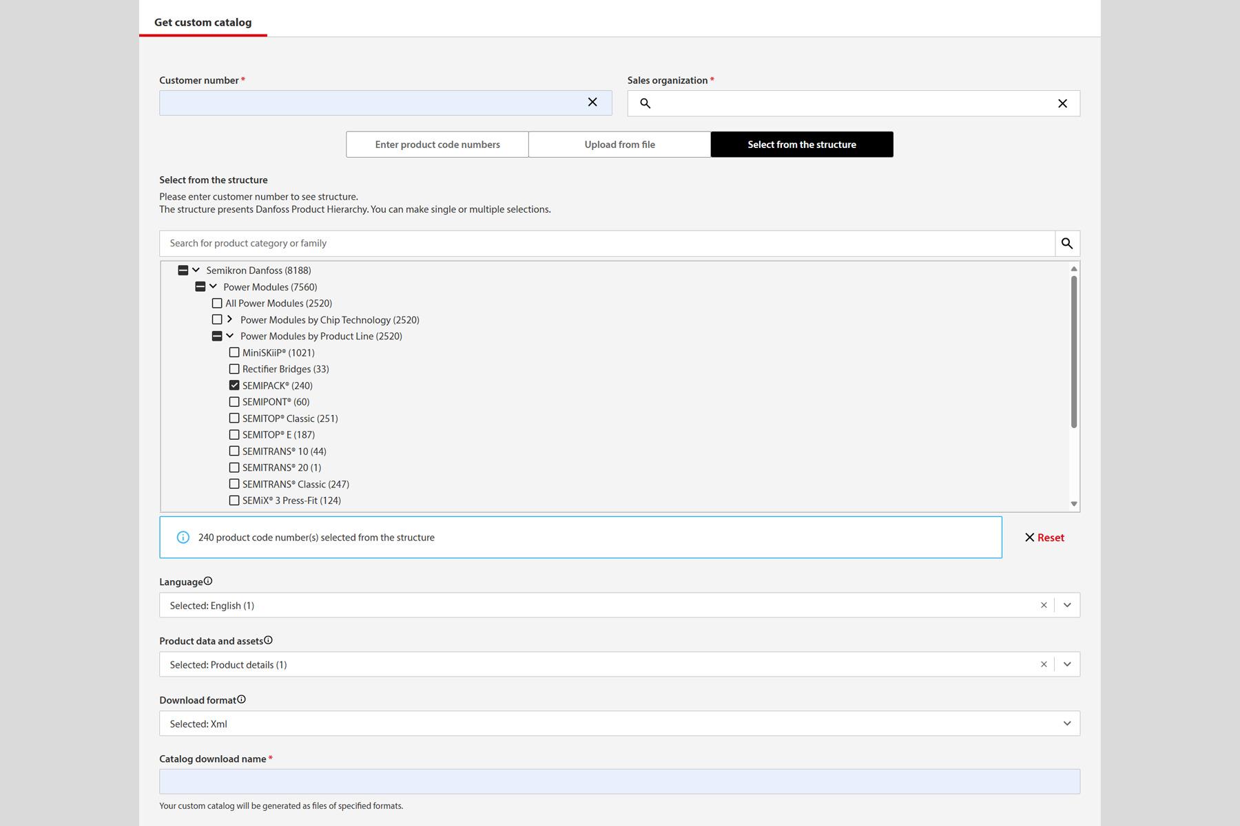 Semikron Danfoss Product Data Export Tool