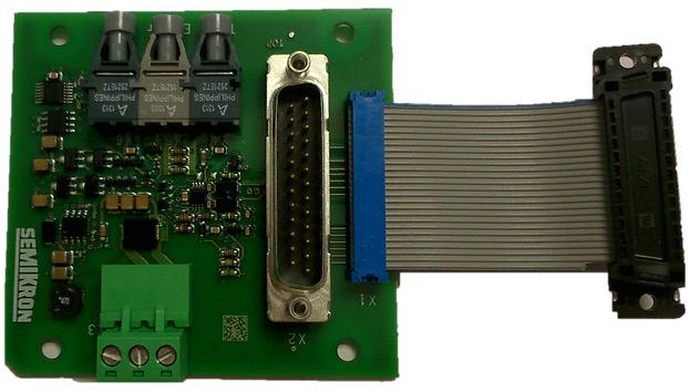 Semikron Danfoss Standard Photo skiip4 f option d sub connector no case 0